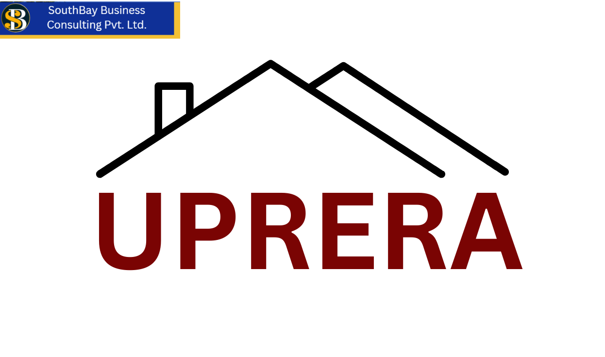 UPRERA transparency tool logo showing a house roof symbol with UP RERA text, representing real estate accountability and buyer protection in Uttar Pradesh.